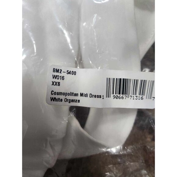 Show Me Your MuMu White Oranganza Bride Cosmopolitan Midi Dress Size Xxs. B26 - Picture 12 of 13